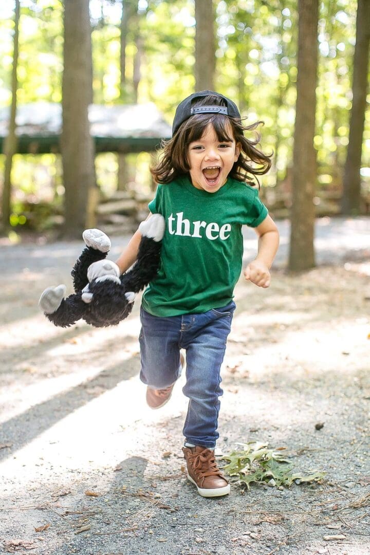 Three year old at Virignia Living Museum by Brannan Blascak Photography.