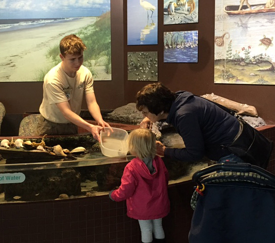 Jacob Andrews, a junior volunteer, spends four hours a week volunteering in several exhibits throughout the Museum.