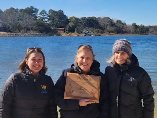 Jody Ullman with Mary Reid Barrow Wildlife Advocate Award
