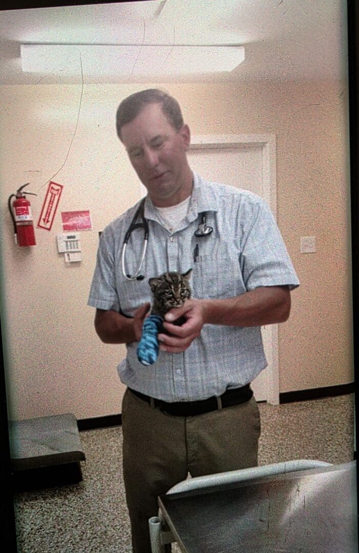 Sarge with VLM staff