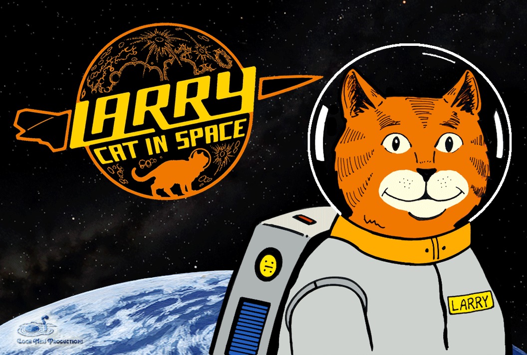 Larry Cat in Space planetarium show