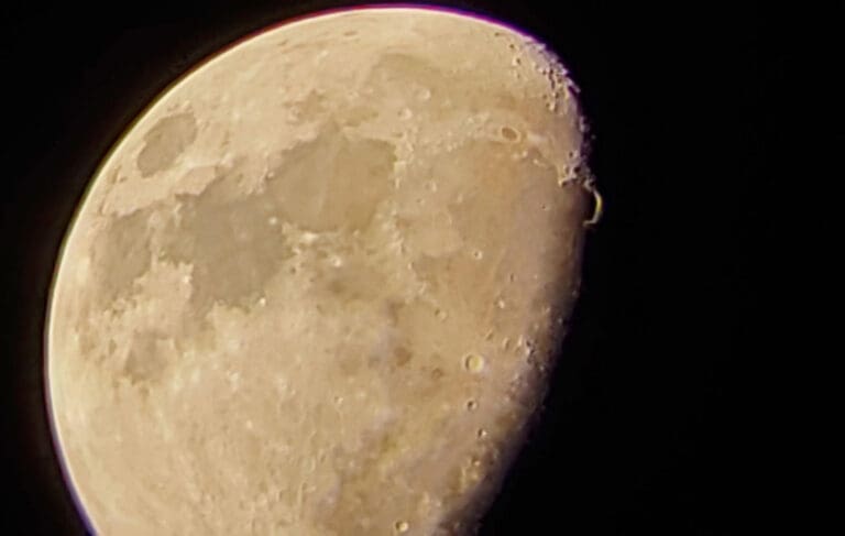Kelly took this photo of the moon during a star gazing night at the Virginia Living Museum.