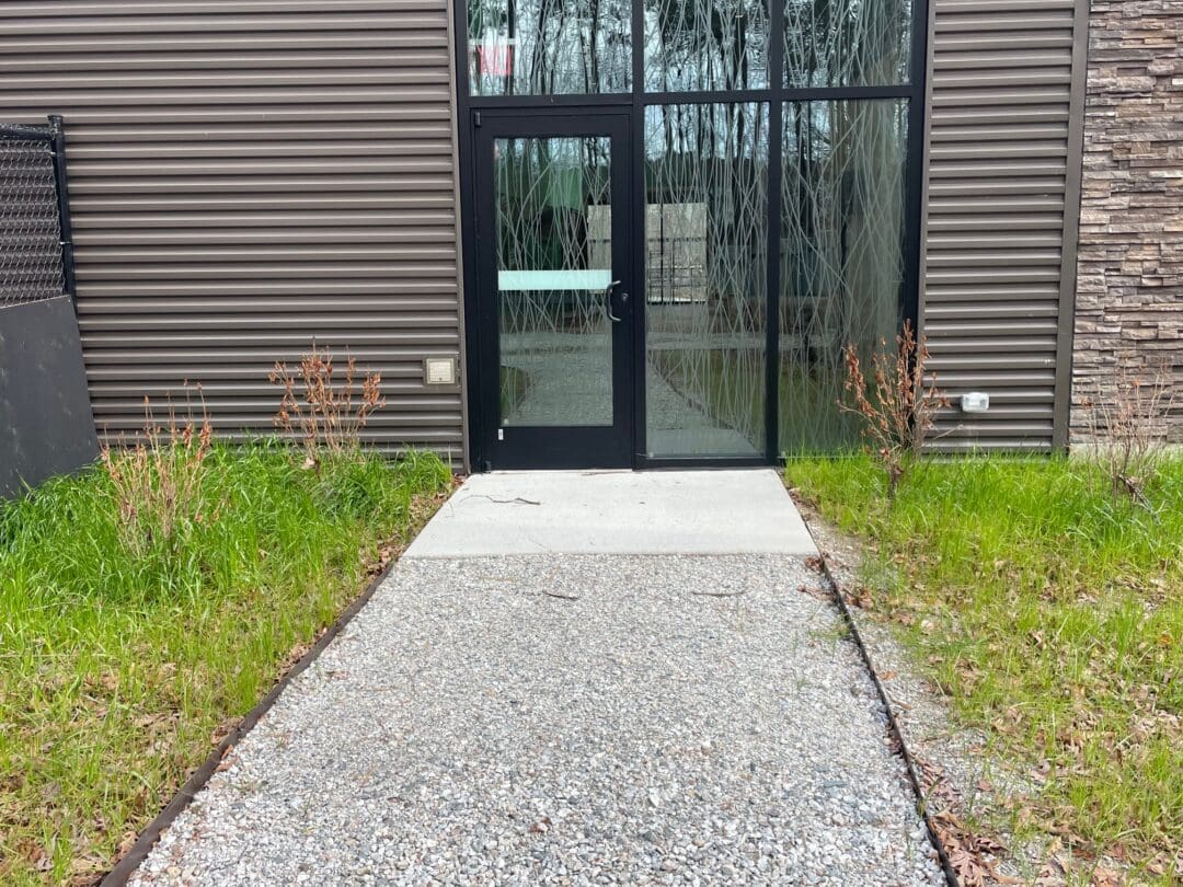 The horticulture team planted native plants around the new Wild Care Center.